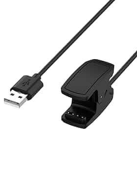 GARMIN デジタルウォッチ ブラック 充電ケーブル付き GARMIN 【互換品】ガーミン 充電ケーブル Garmin スマート